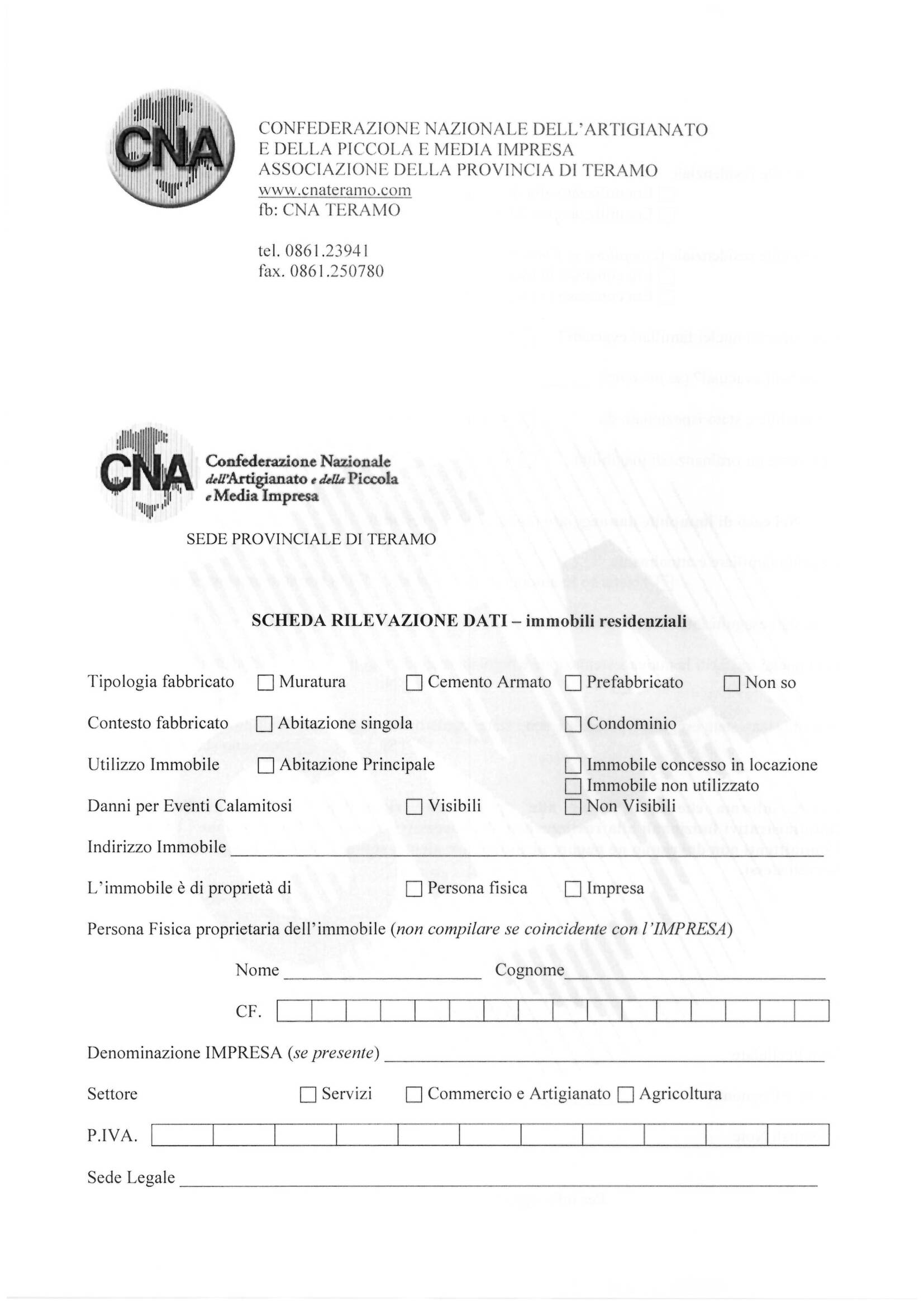 scheda imm. residenziali 1