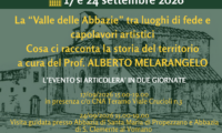 Due giornate alla scoperta della Valle delle Abbazie 17 e 24 settembre. Iscriviti!!